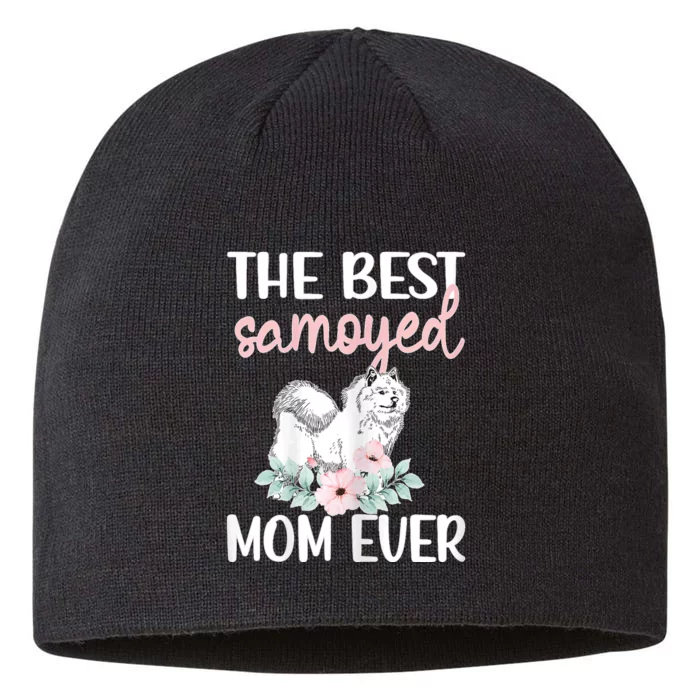 S Best Samoyed Mom Ever Samoyed Owner Samoyed Mama 8 1/2in Sustainable Knit Beanie