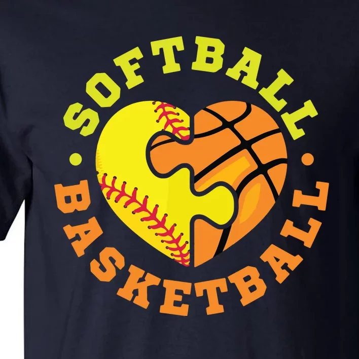 Softball Basketball Tall T-Shirt