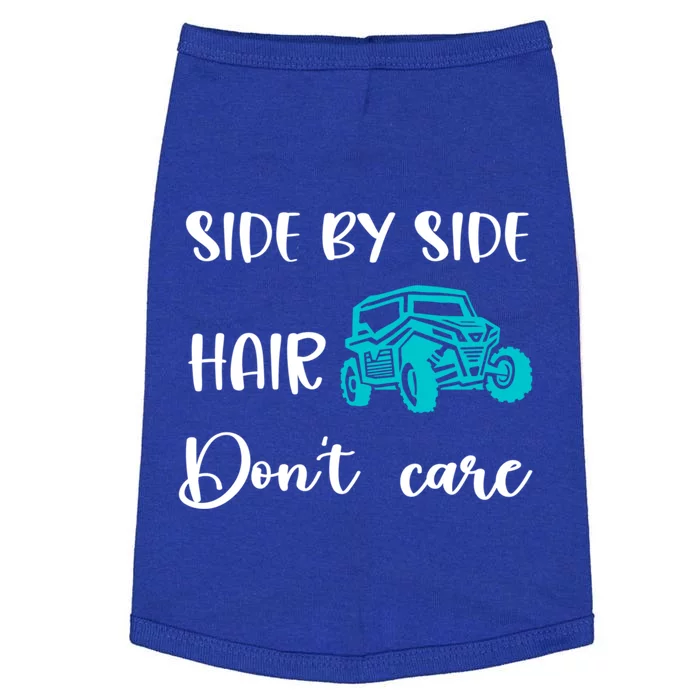 Side By Side Hair Don't Care Utv Sxs Mud Riding Meaningful Gift Doggie Tank