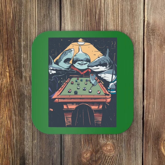 Sharks Billiard Coaster