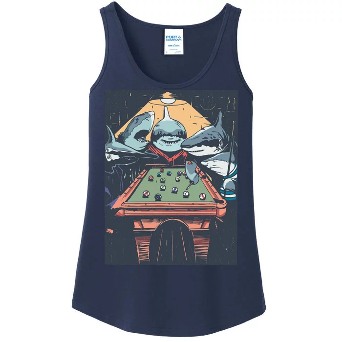 Sharks Billiard Ladies Essential Tank