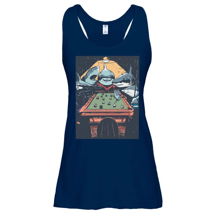 Sharks Billiard Ladies Essential Flowy Tank