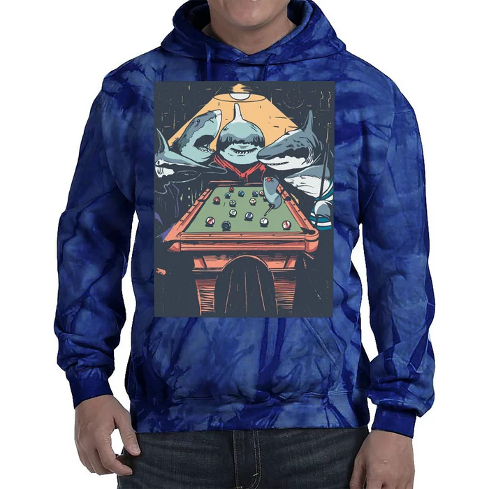 Sharks Billiard Tie Dye Hoodie