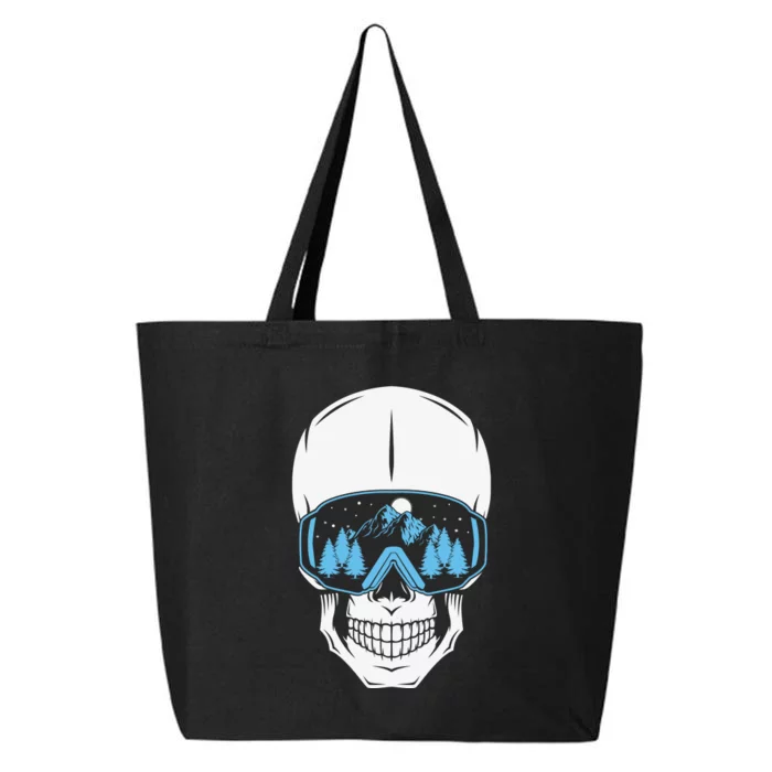 Ski Boarding Skull 25L Jumbo Tote