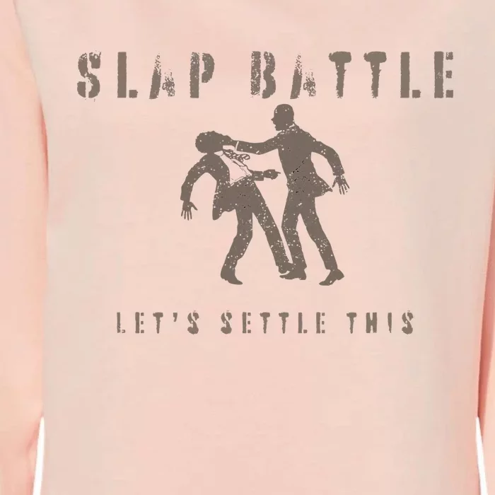 Slap Battle Womens California Wash Sweatshirt