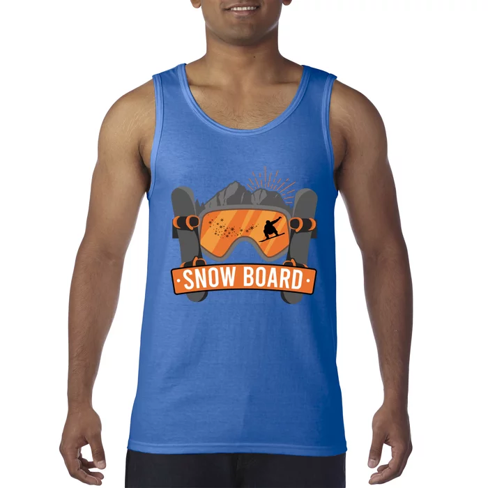 Snow Board Ski Goggles Gift Tank Top