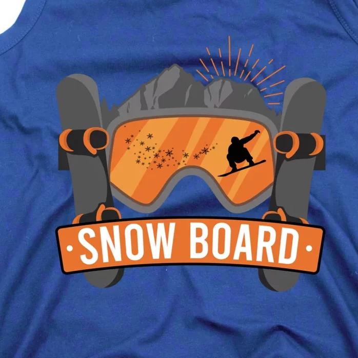 Snow Board Ski Goggles Gift Tank Top