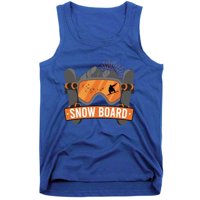 Snow Board Ski Goggles Gift Tank Top