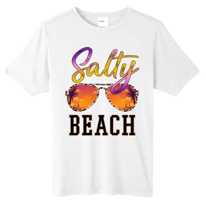 Salty Beach Sunset Vintage Glasses ChromaSoft Performance T-Shirt