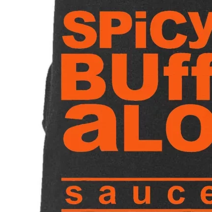 Spicy Buffalo Sauce Easy Halloween Costume Simple Group Doggie 3-End Fleece Hoodie