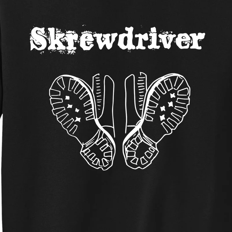 Skrewdriver Band Skrewdriver Skrewdriver Concert Tall Sweatshirt