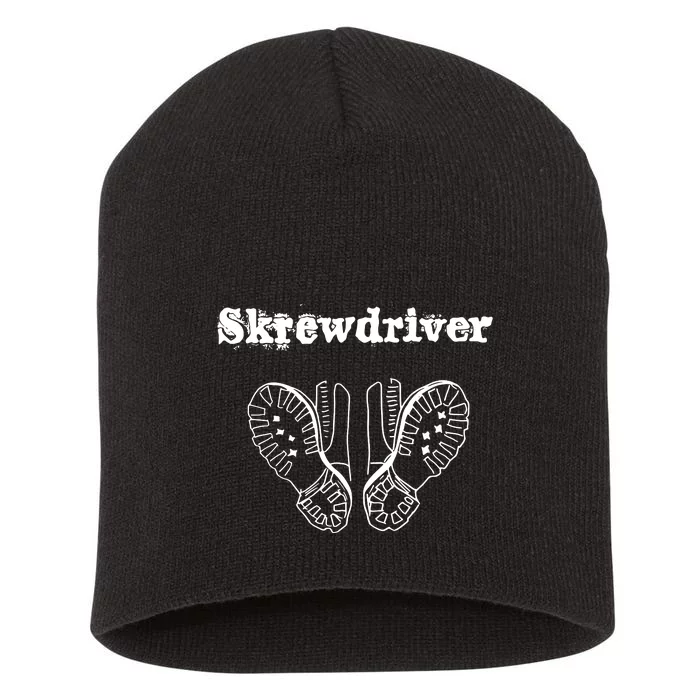 Skrewdriver Band Skrewdriver Skrewdriver Concert Short Acrylic Beanie