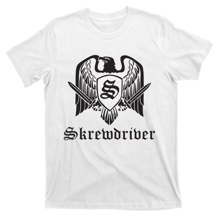 Skrewdriver Bandskrewdriver Skrewdriver Concert T-Shirt