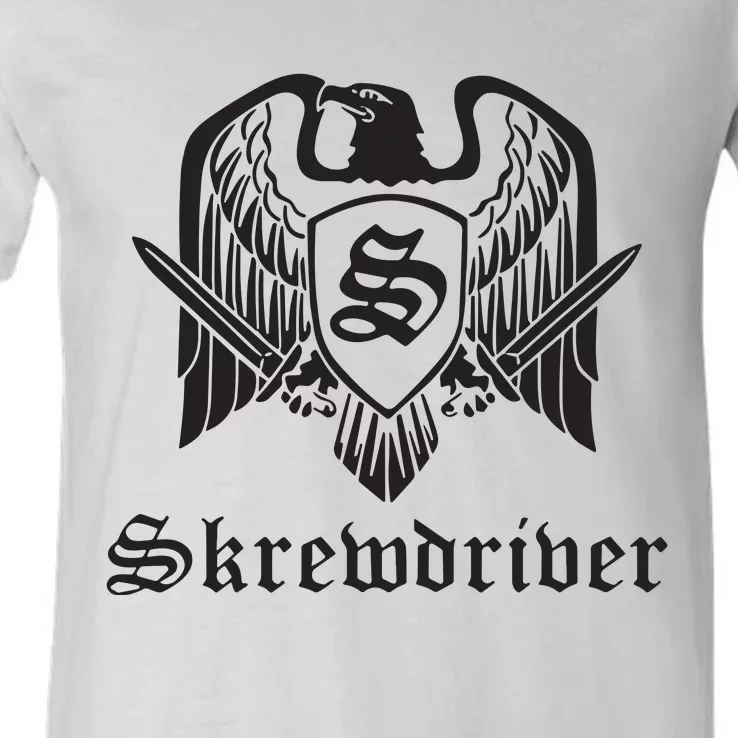 Skrewdriver Bandskrewdriver Skrewdriver Concert V-Neck T-Shirt