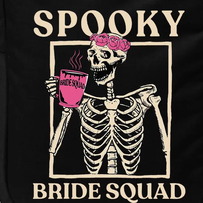 Spooky Bride Squad Skeleton Halloween Bachelorette Party Impact Tech Backpack