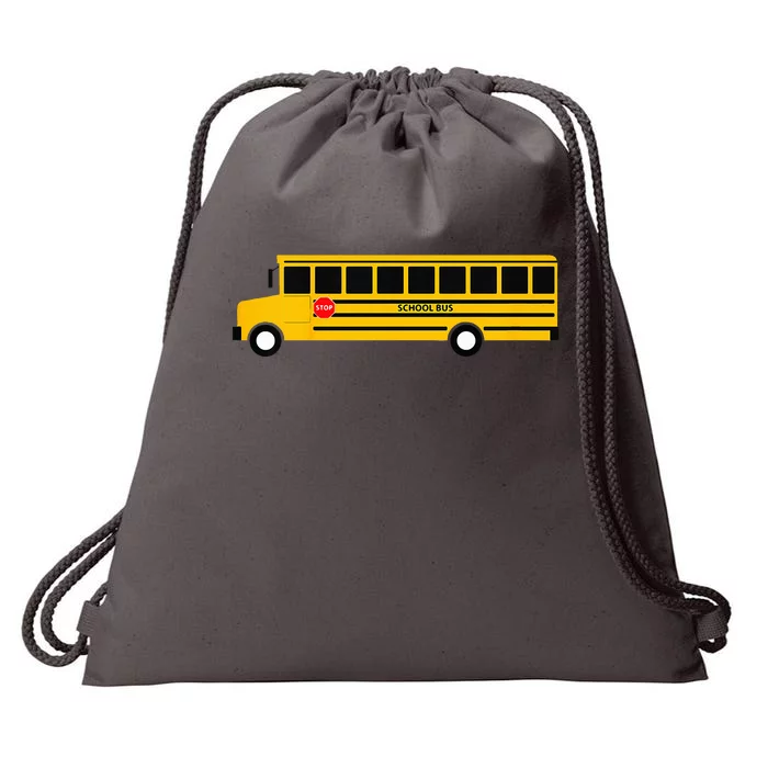 School Bus Drawstring Bag