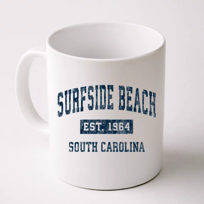 Surfside Beach South Carolina Sc Vintage Sports Front & Back Coffee Mug