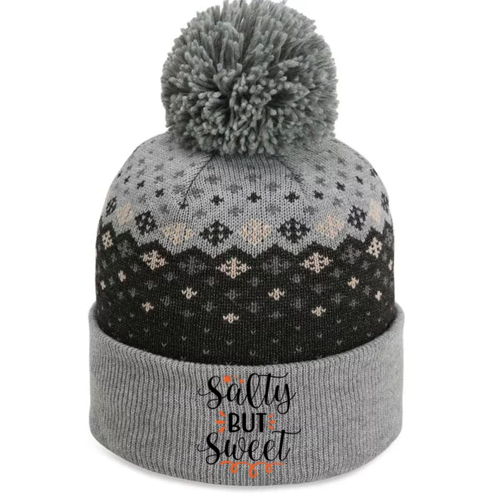 Salty But Sweet Summer Beach The Baniff Cuffed Pom Beanie