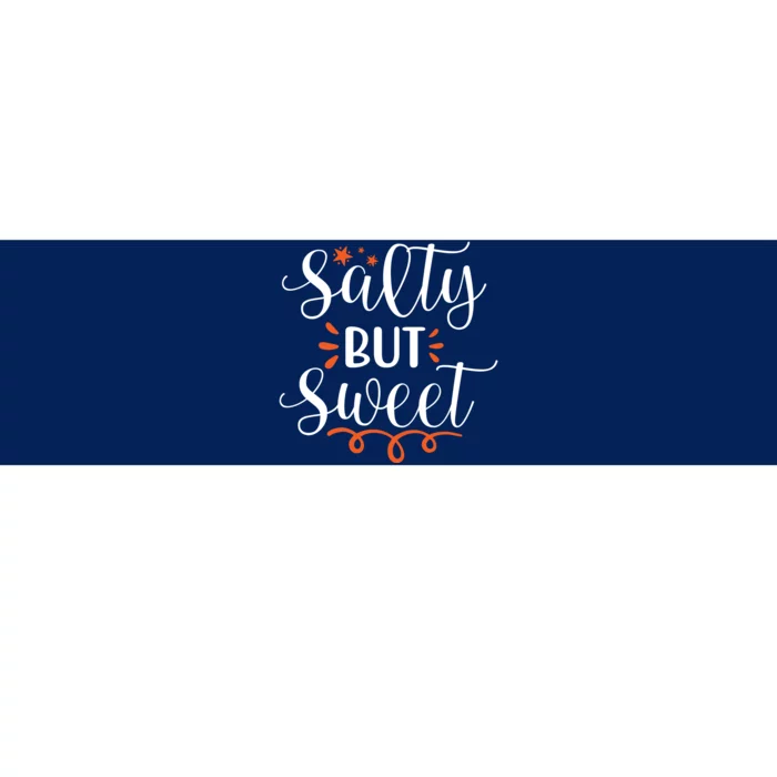 Salty But Sweet Summer Beach Bumper Sticker