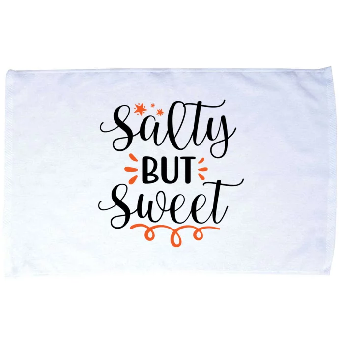 Salty But Sweet Summer Beach Microfiber Hand Towel