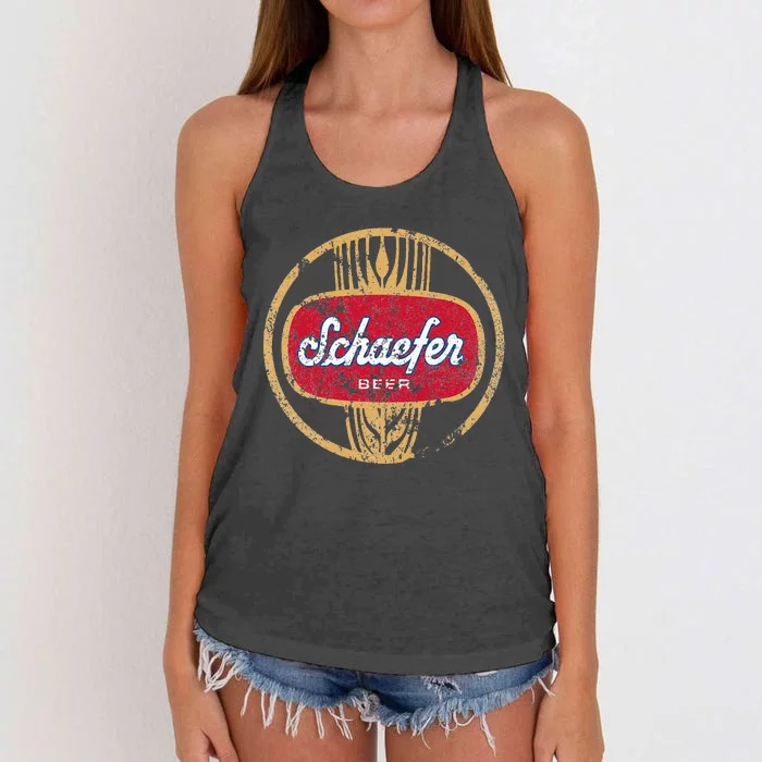 Schaefers Beer Women's Knotted Racerback Tank