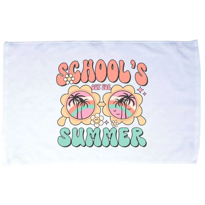 Summer Break Schools Out For Summer Microfiber Hand Towel