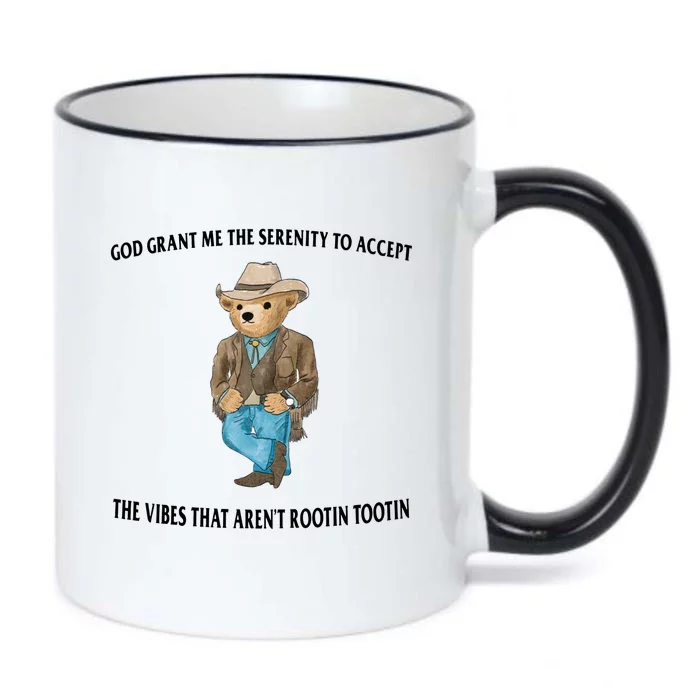 Serenity Bear Black Color Changing Mug