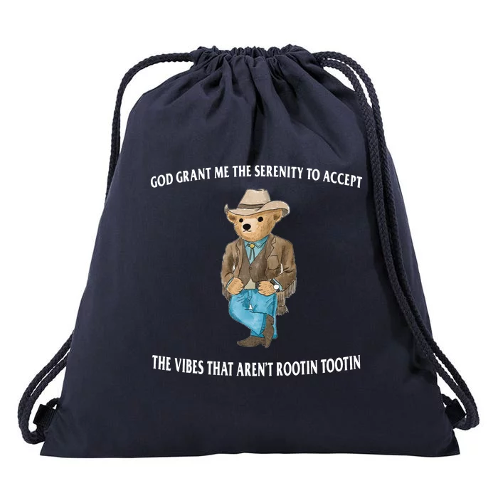 Serenity Bear Drawstring Bag