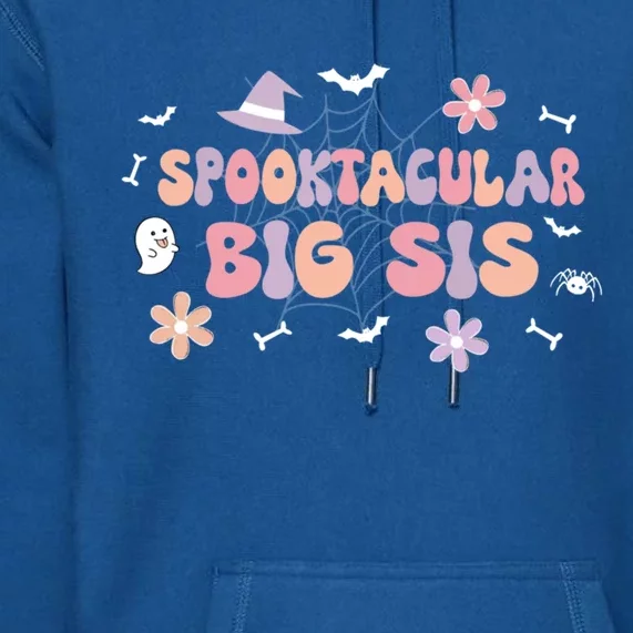 Spooktacular Big Sis Birthday Cute Ghost Halloween Gift Premium Hoodie