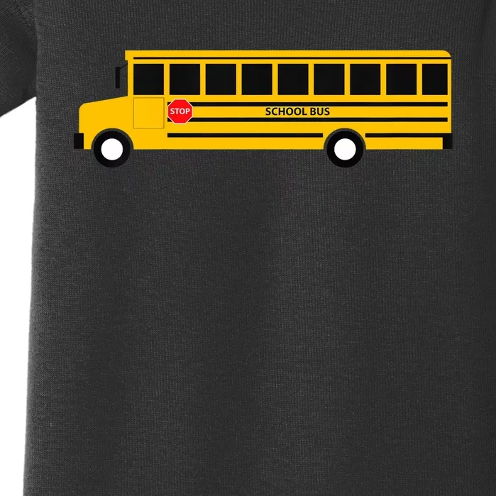 School Bus Baby Bodysuit