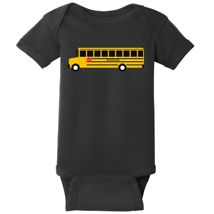 School Bus Baby Bodysuit