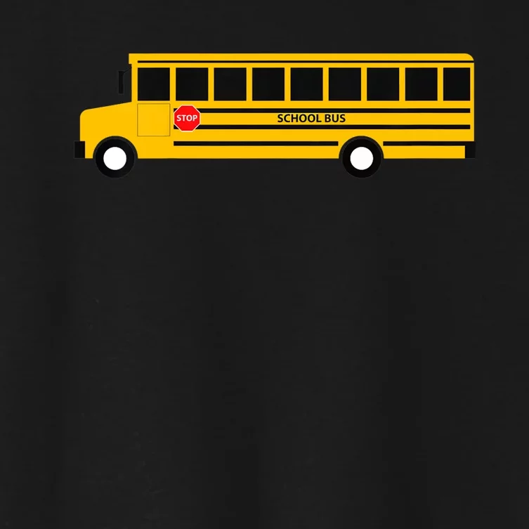 School Bus Women's Crop Top Tee