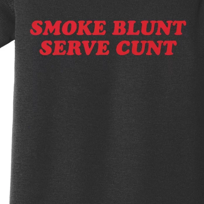 Smoke Blunt Serve Cunt Baby Bodysuit