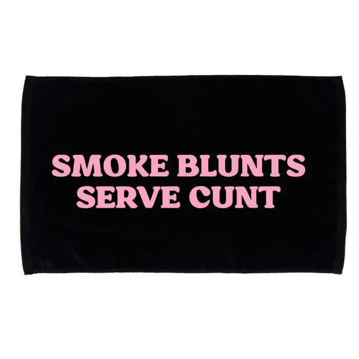 Smoke Blunts Serve Cunt Microfiber Hand Towel