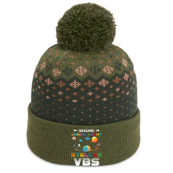 Stellar Bible School VBS Shine Jesus Light Christian The Baniff Cuffed Pom Beanie