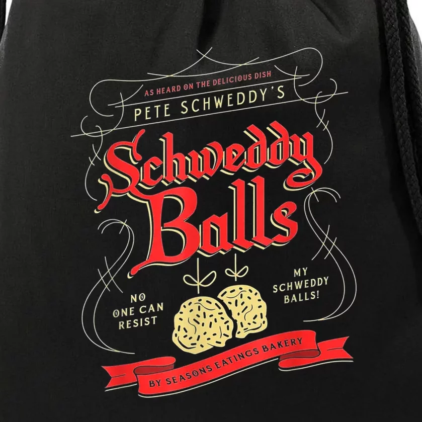 Schweddy Balls Drawstring Bag