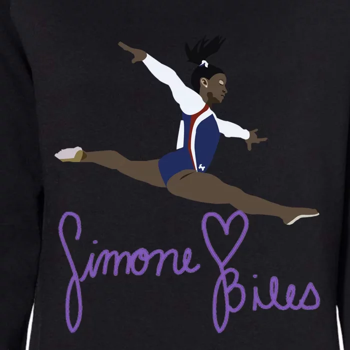 Simone Biles Womens California Wash Sweatshirt