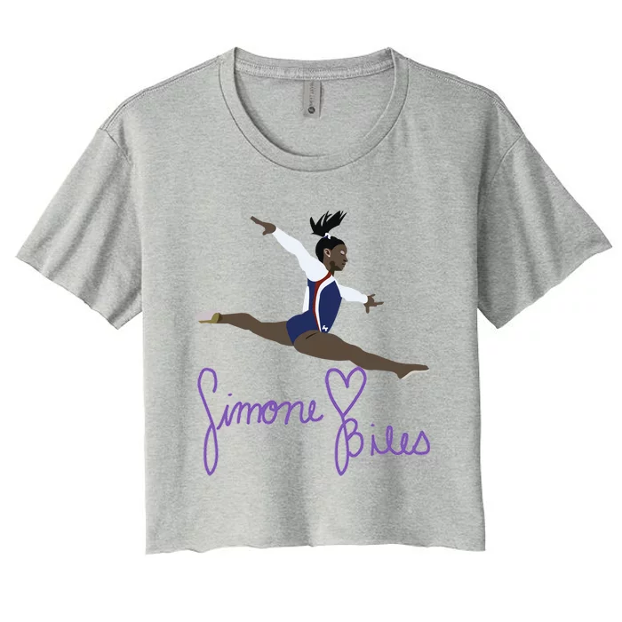 Simone Biles Women's Crop Top Tee