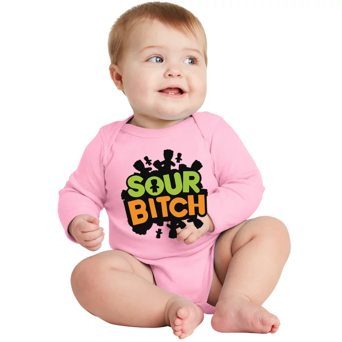 Sour Bitch Baby Long Sleeve Bodysuit