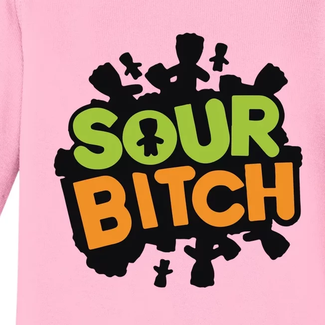 Sour Bitch Baby Long Sleeve Bodysuit