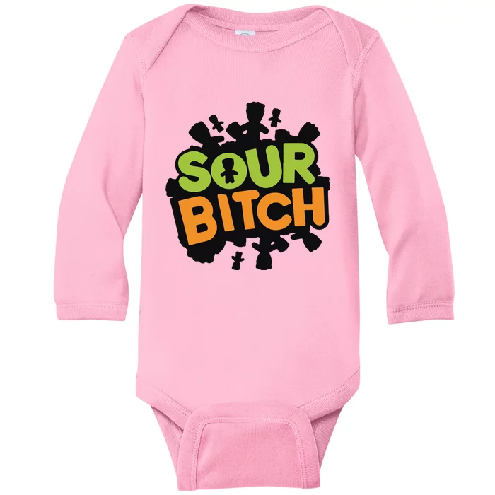 Sour Bitch Baby Long Sleeve Bodysuit