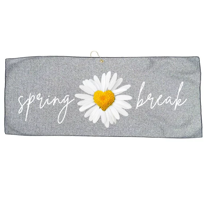 Spring Break Sunflower Large Microfiber Waffle Golf Towel