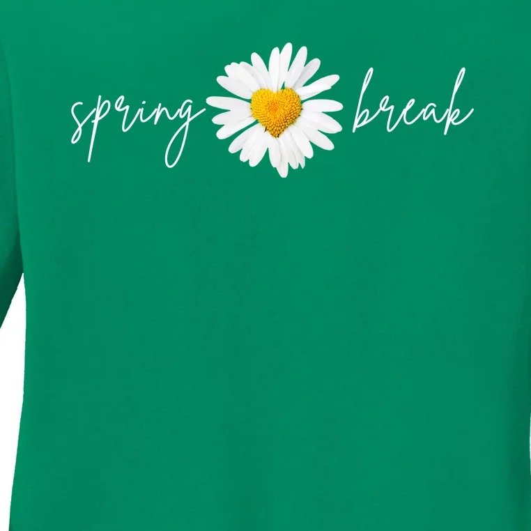 Spring Break Sunflower Ladies Long Sleeve Shirt