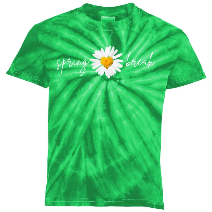 Spring Break Sunflower Kids Tie-Dye T-Shirt