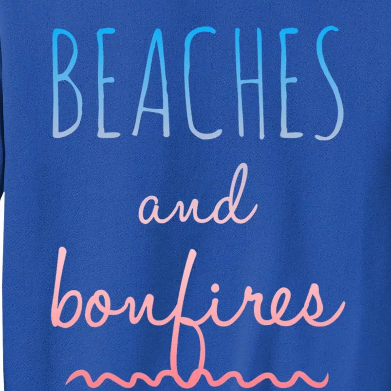 Summer Beaches Saying / Bonfires Ocean Beach Vacation Meaningful Gift Sweatshirt