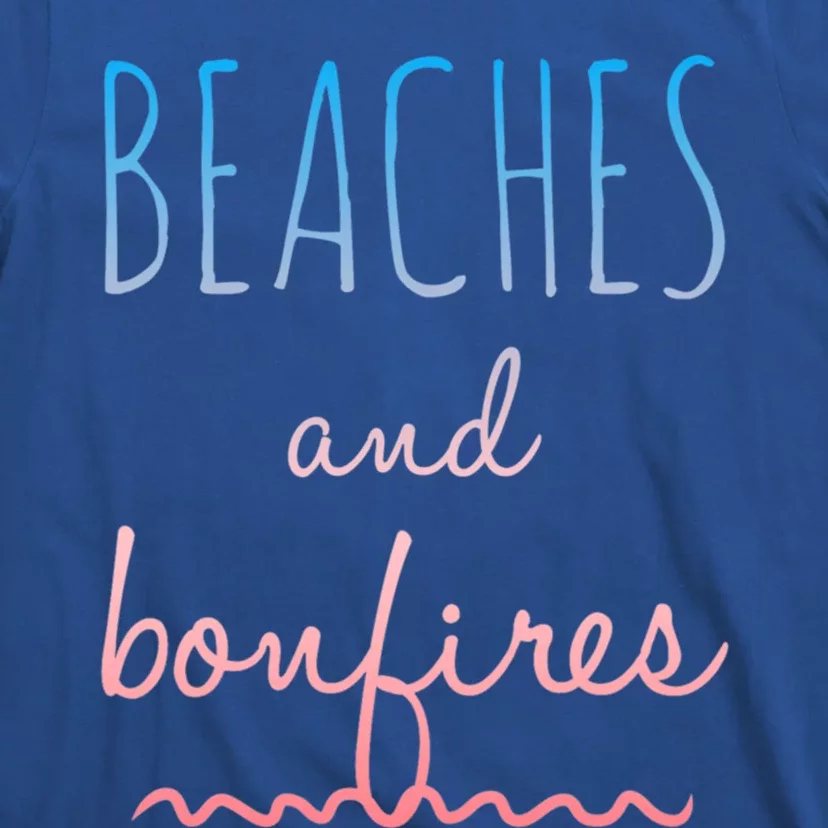 Summer Beaches Saying / Bonfires Ocean Beach Vacation Meaningful Gift T-Shirt