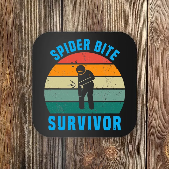 Spider Bite Survivor I Survived A Spider Bite Coaster