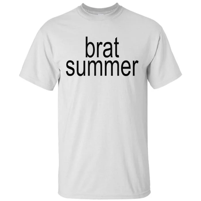 Simple Brat Summer Slogan Tall T-Shirt