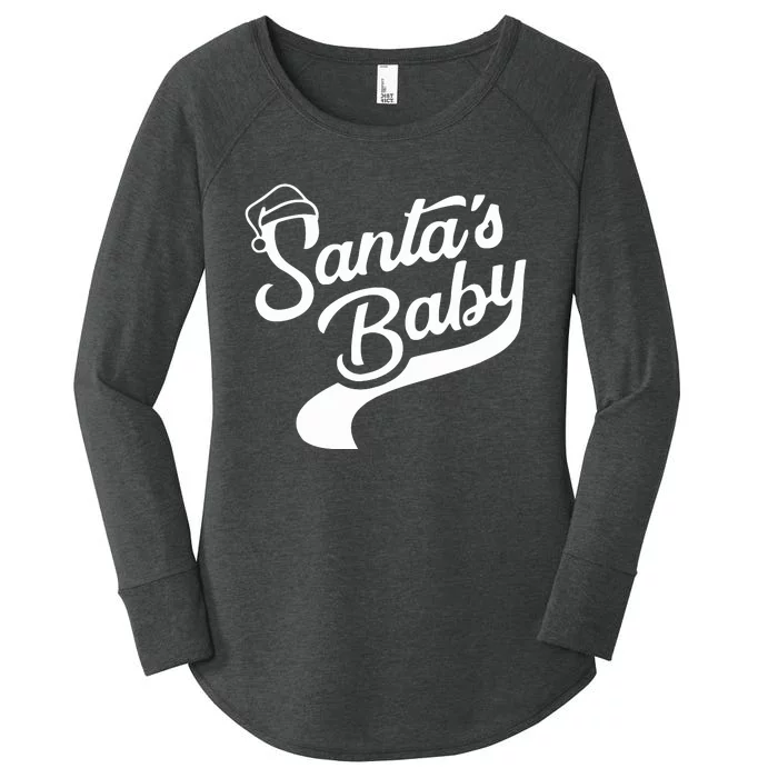 SantaS Baby Women's Perfect Tri Tunic Long Sleeve Shirt