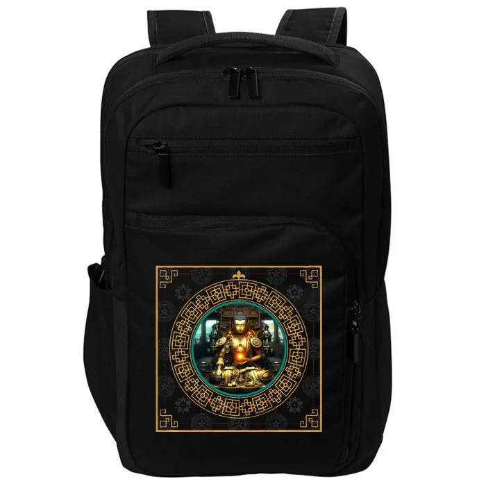 Steampunk Buddha Impact Tech Backpack